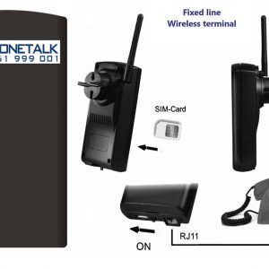 Phonetalk GSM wireless telephone line